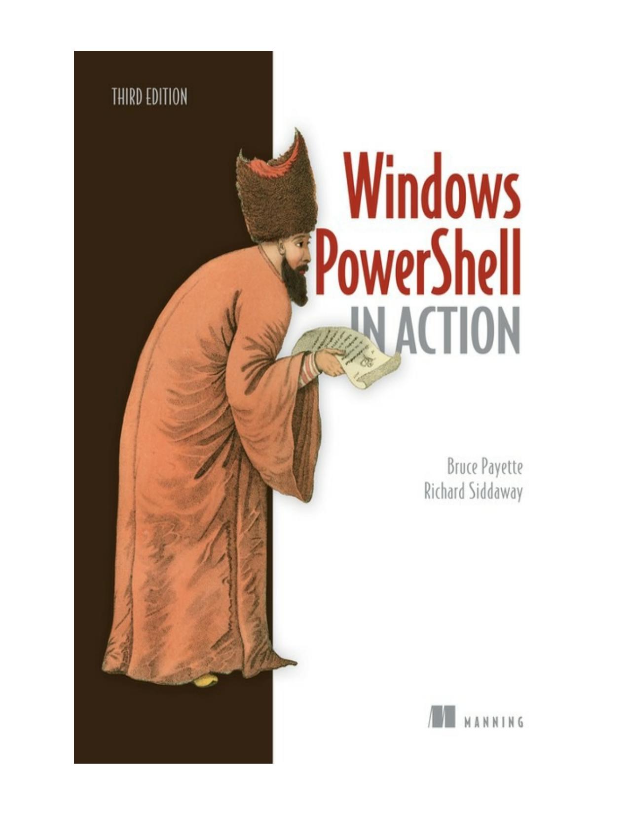 Windows PowerShell in Action, Third Edition